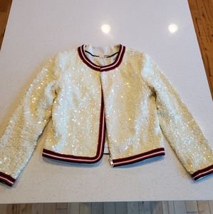 J.Crew collection sequin jacket, size 4